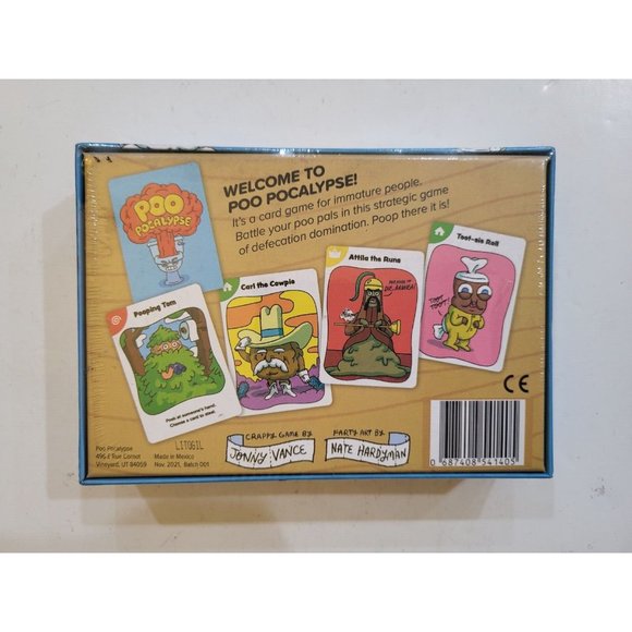 POO POCALYPSE Card Game - The Hilarious Family Party Game Pass the Poo 2021 NEW - Picture 2 of 6